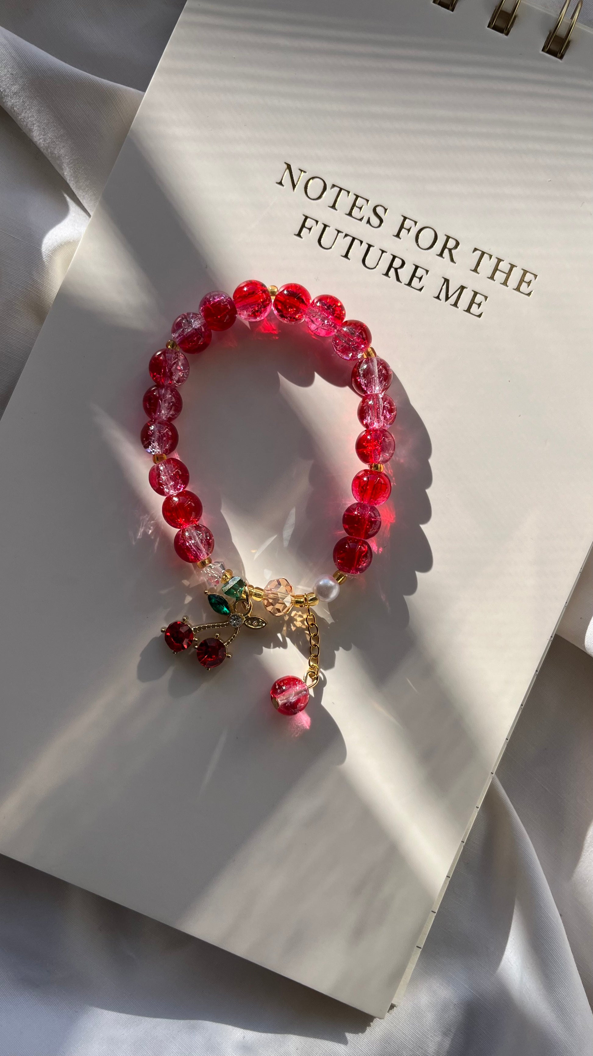 Cherry Blossom sparkling bracelet