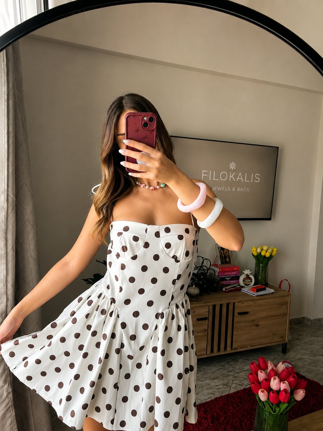 Dolce Pois Mini Dress
