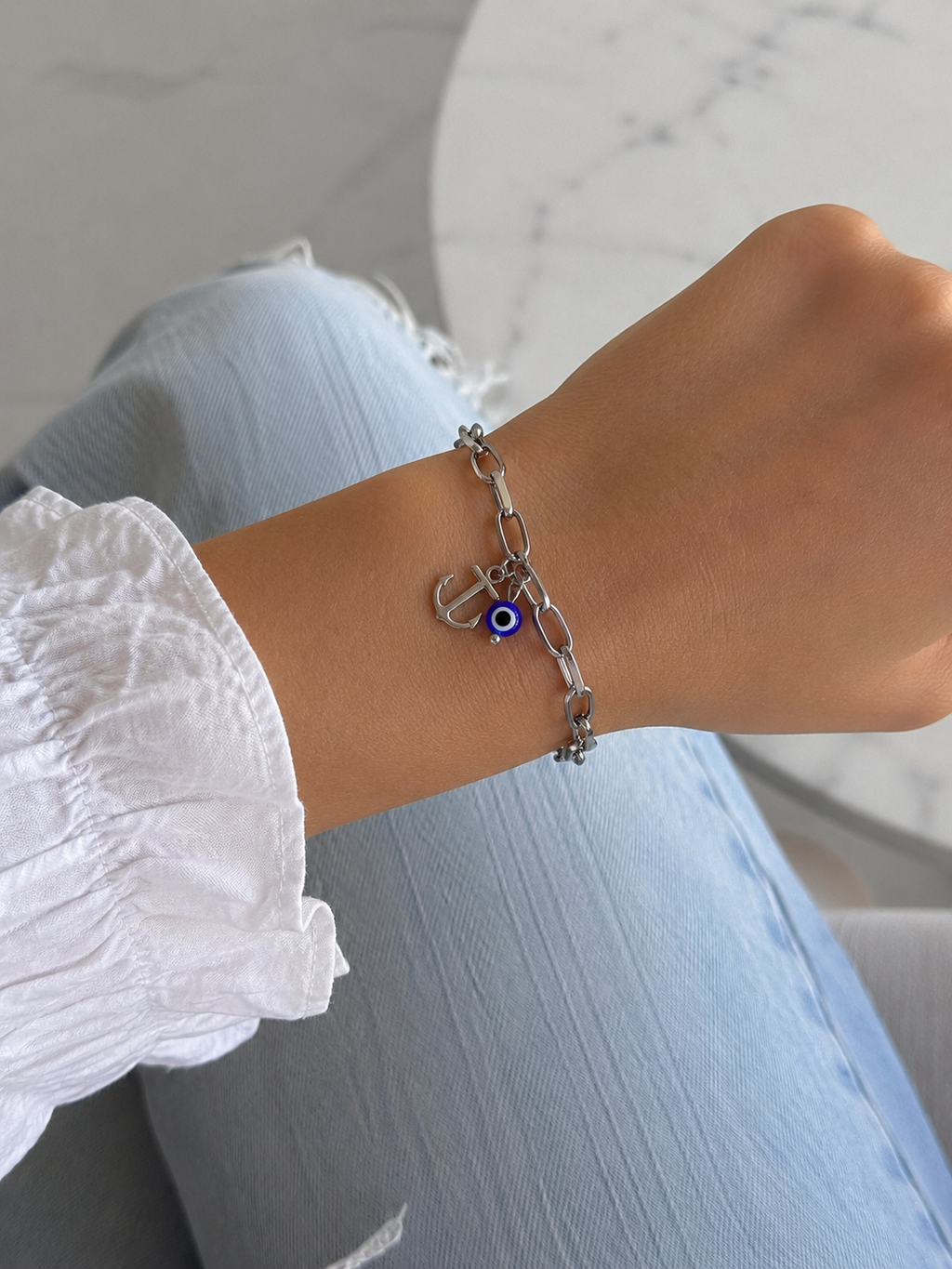 Aigaio silver bracelet