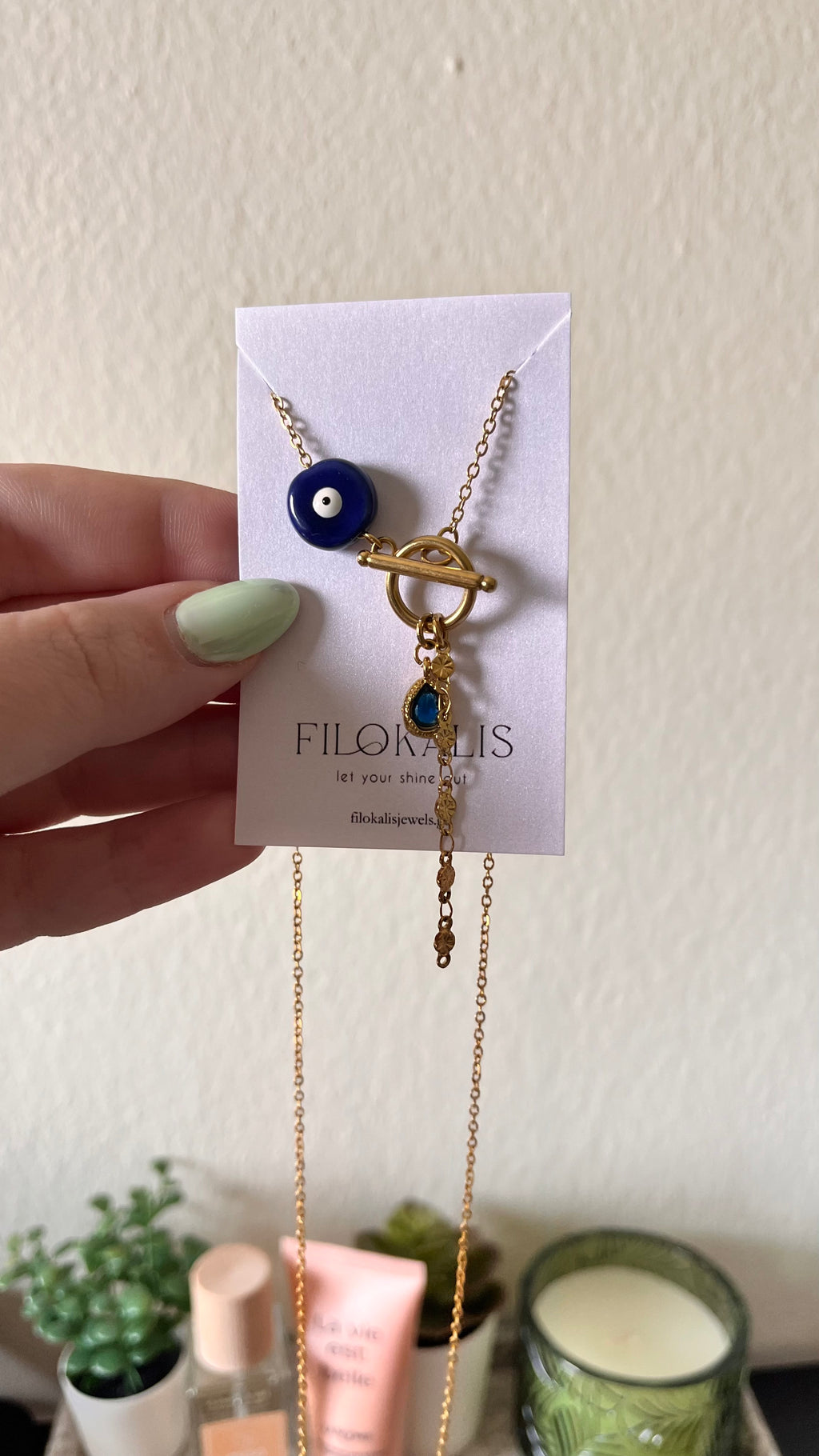Folegandros gold necklace