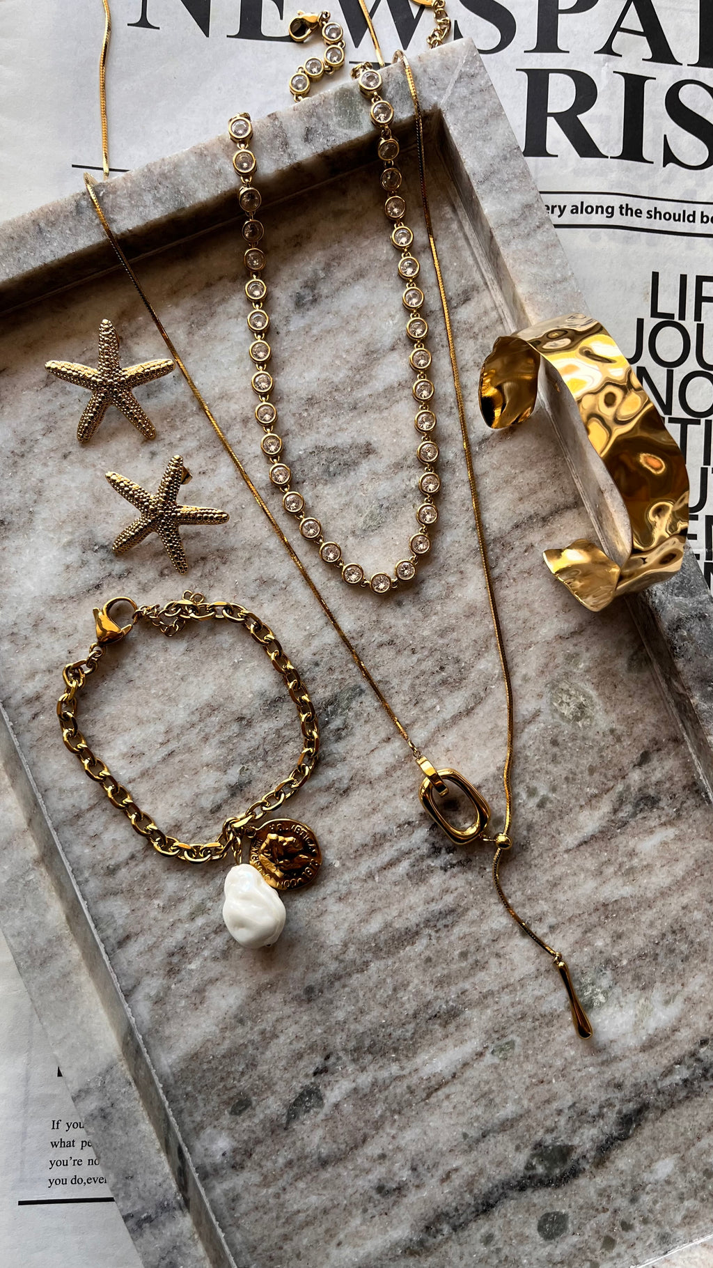 Golden Drift Necklace