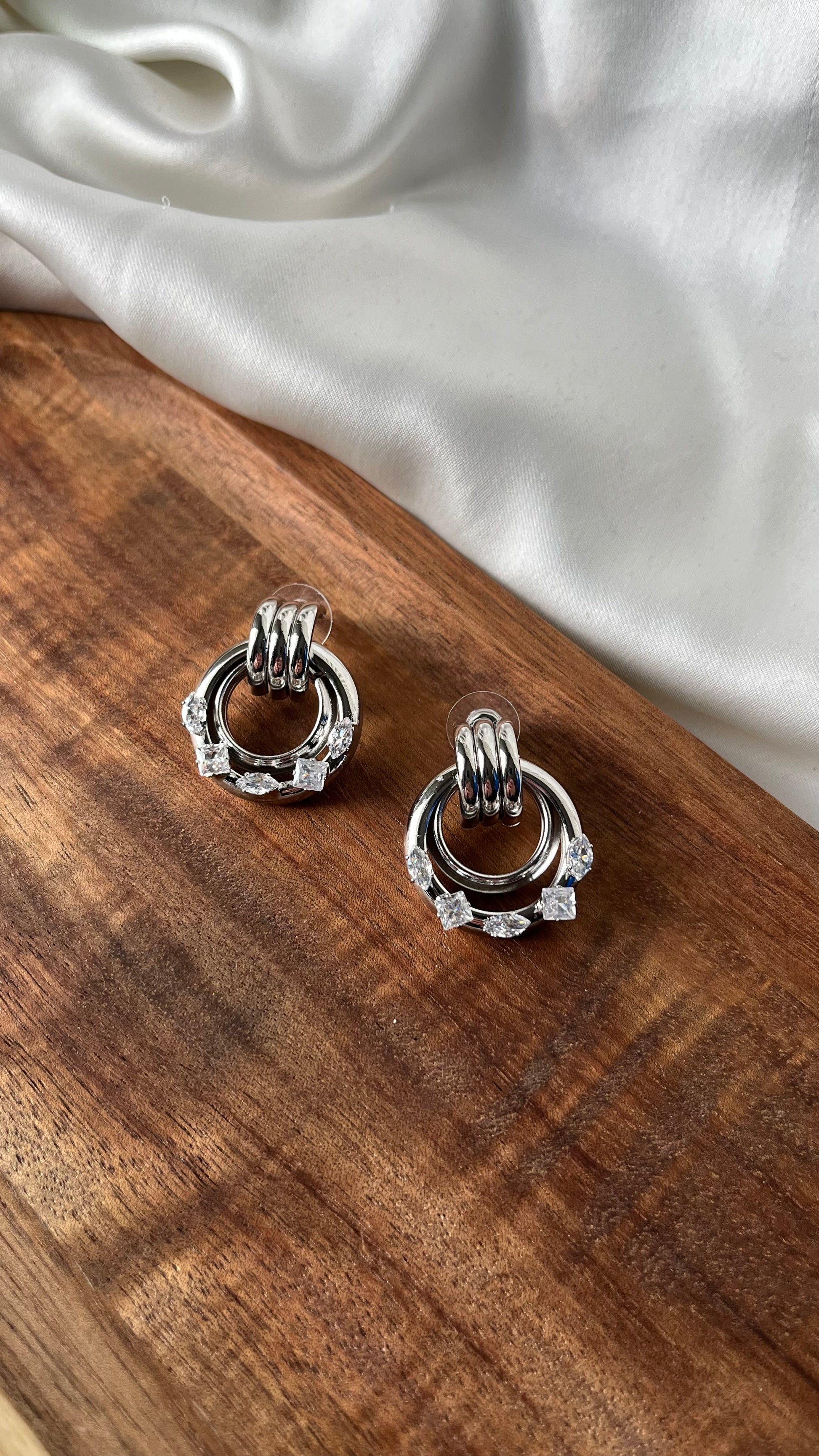 Aria Silver Earrings