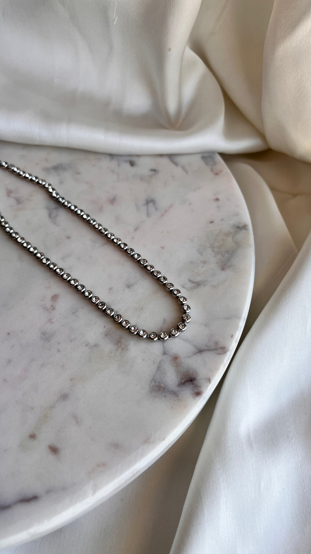 Choker Silver Glow