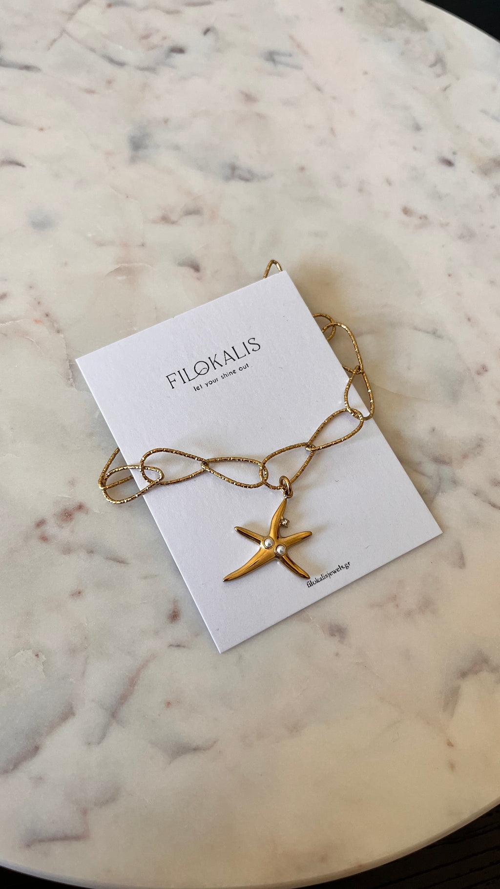 Starfish Glow Anklet