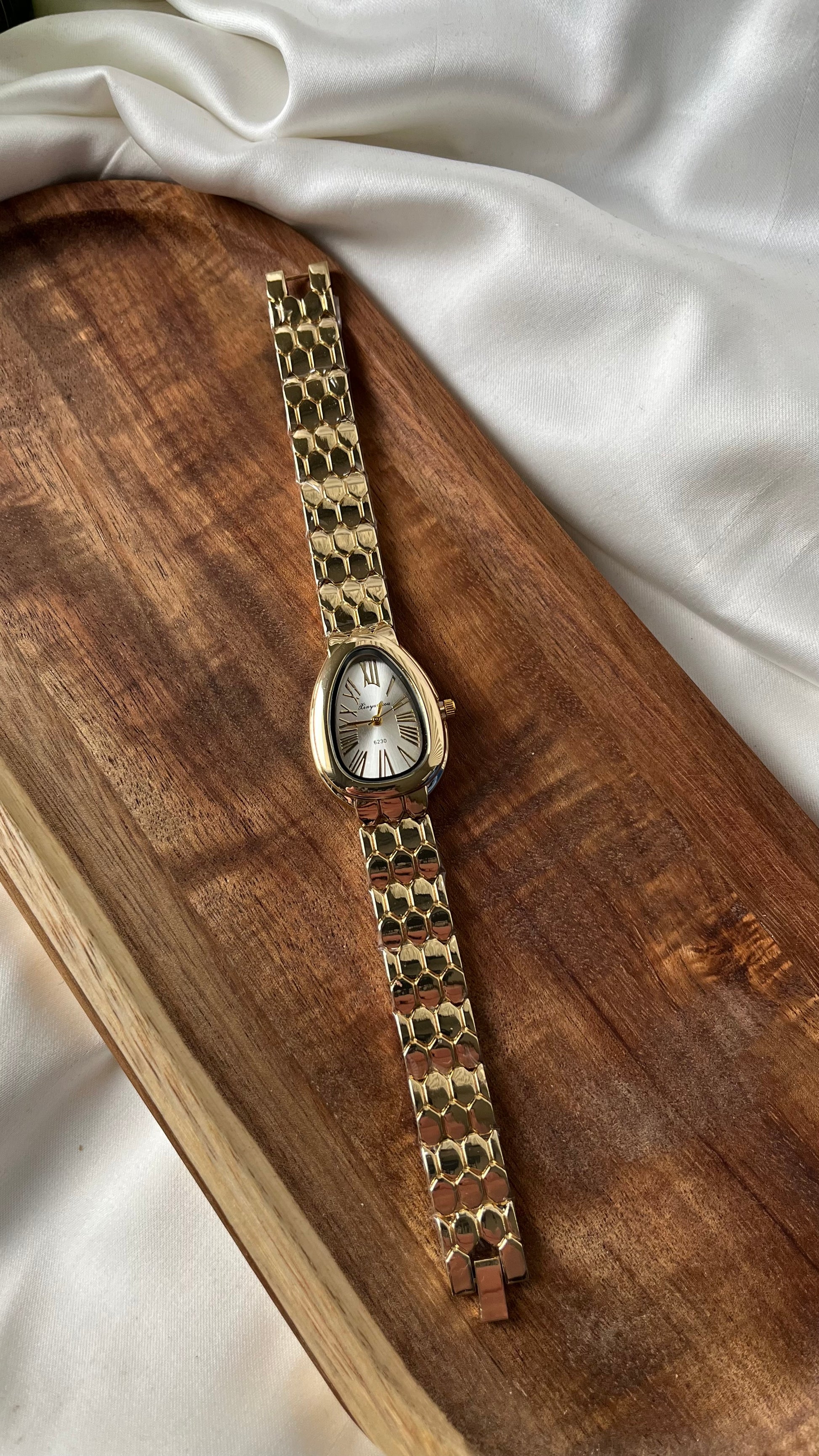 Gold Snake Watch
