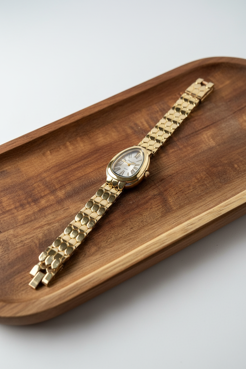 Gold Snake Watch
