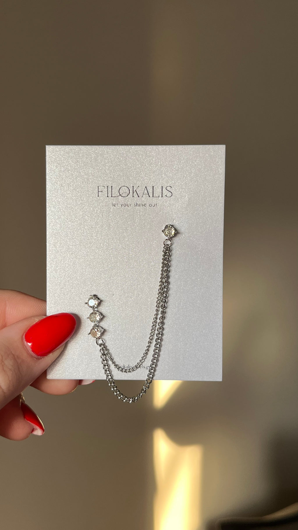 Silver Chain Link Ear Cuff Set