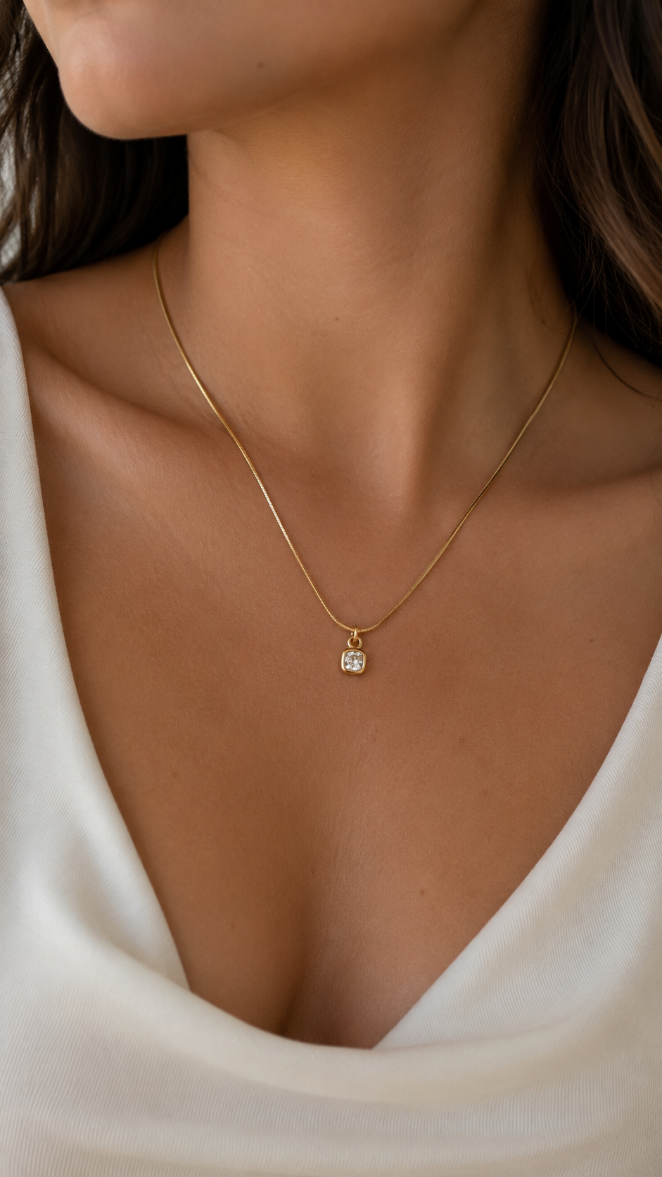 Necklace Crystal Drop