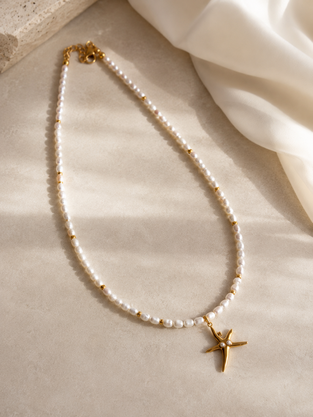Asteria Pearl Necklace