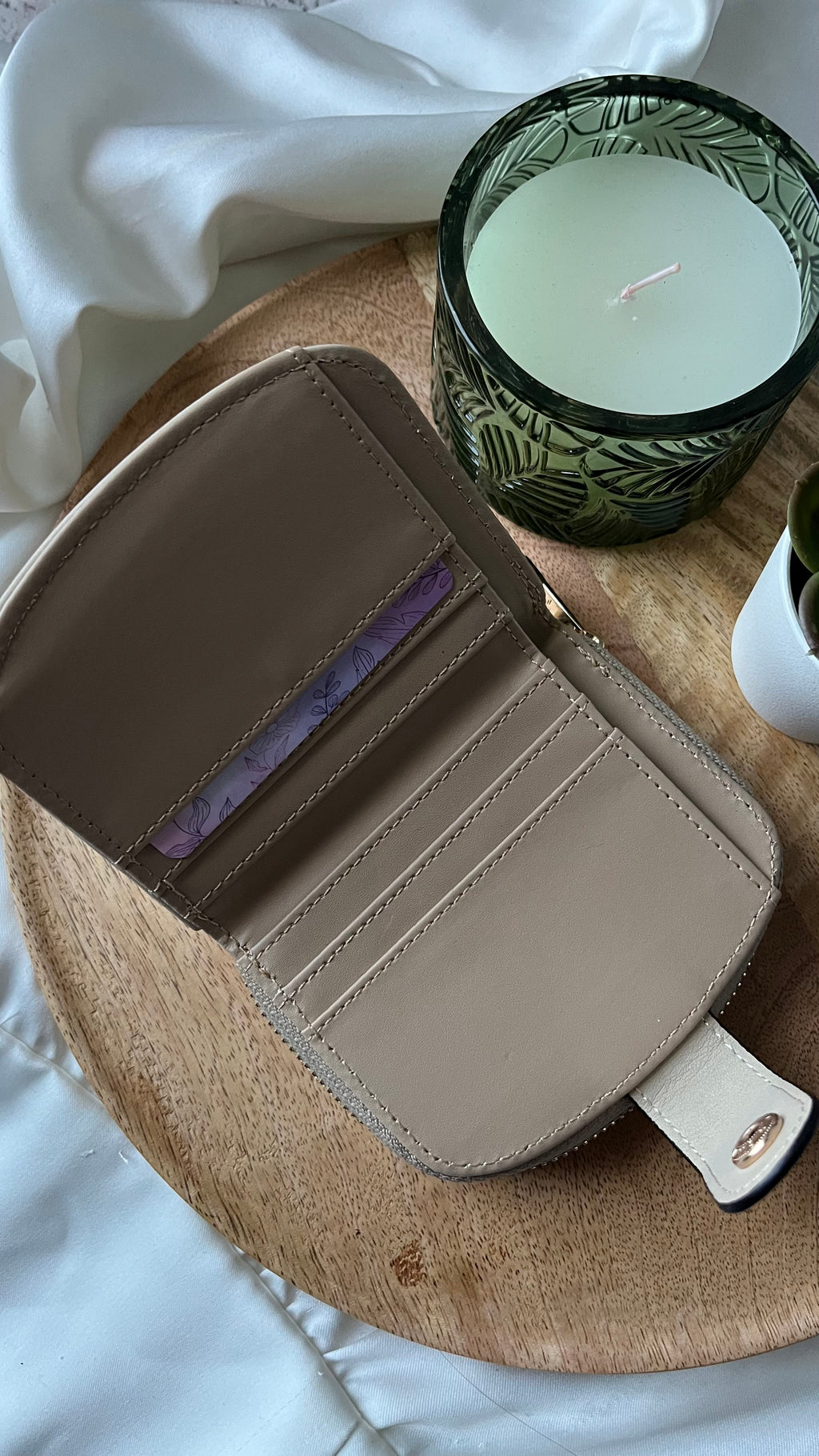 Mini wallet Camel