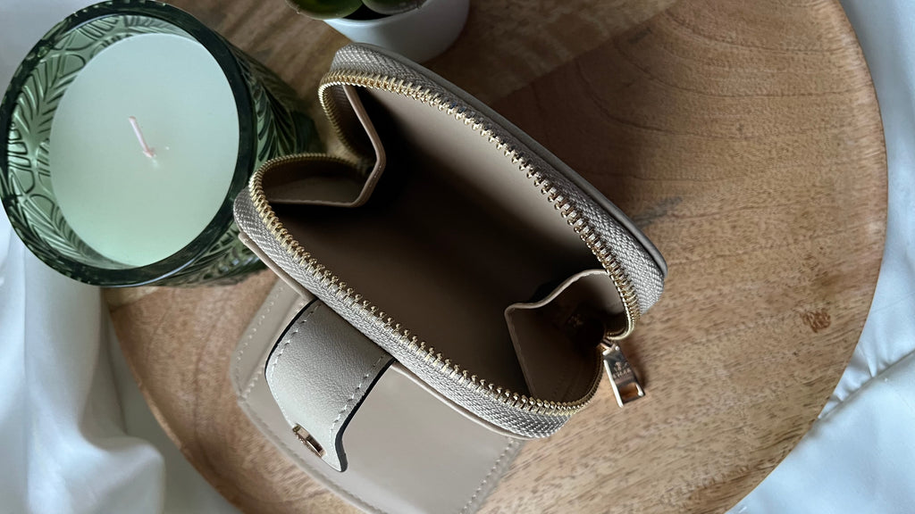 Mini wallet Camel