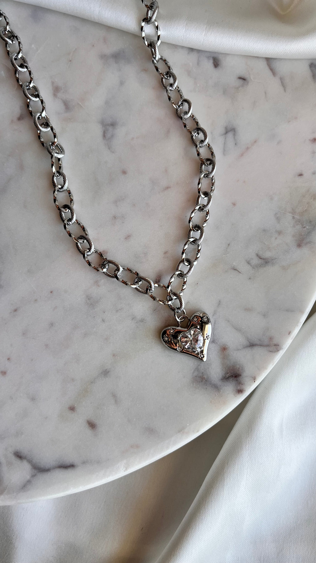 Necklace Silver Heart