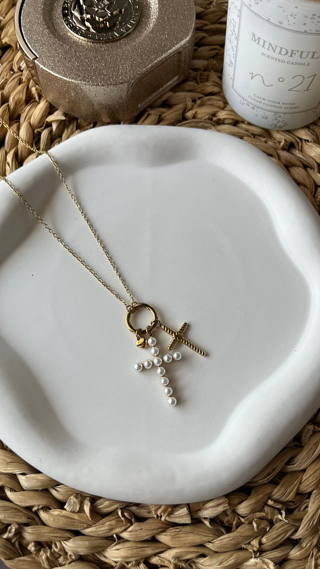 Faith & Pearls Necklace