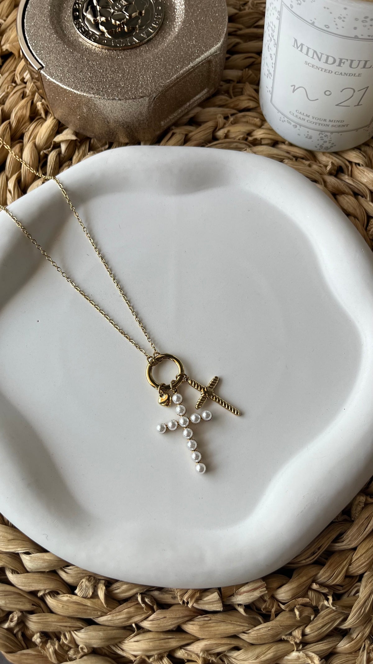 Faith & Pearls Necklace