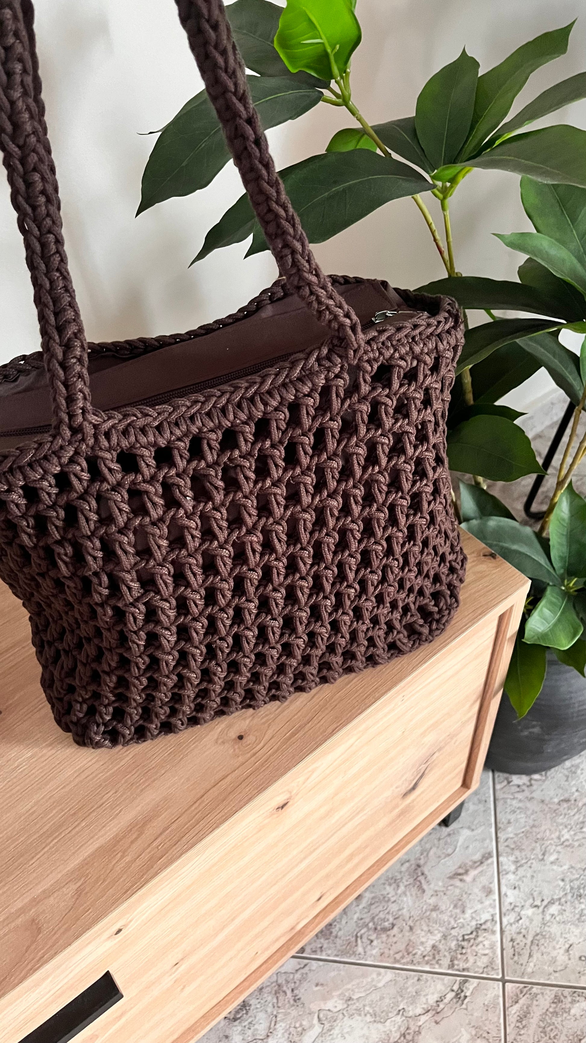 Bag Chocolate Knit