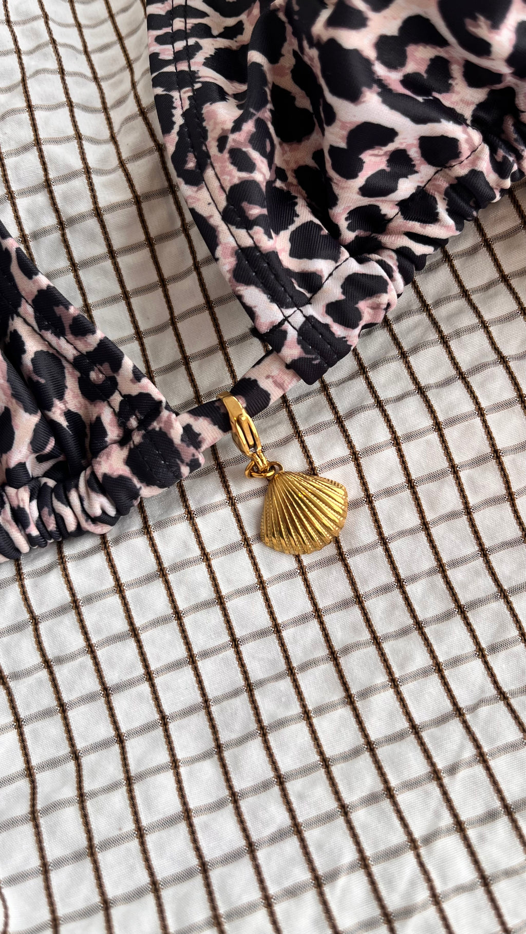 Golden Shell Bikini Charm