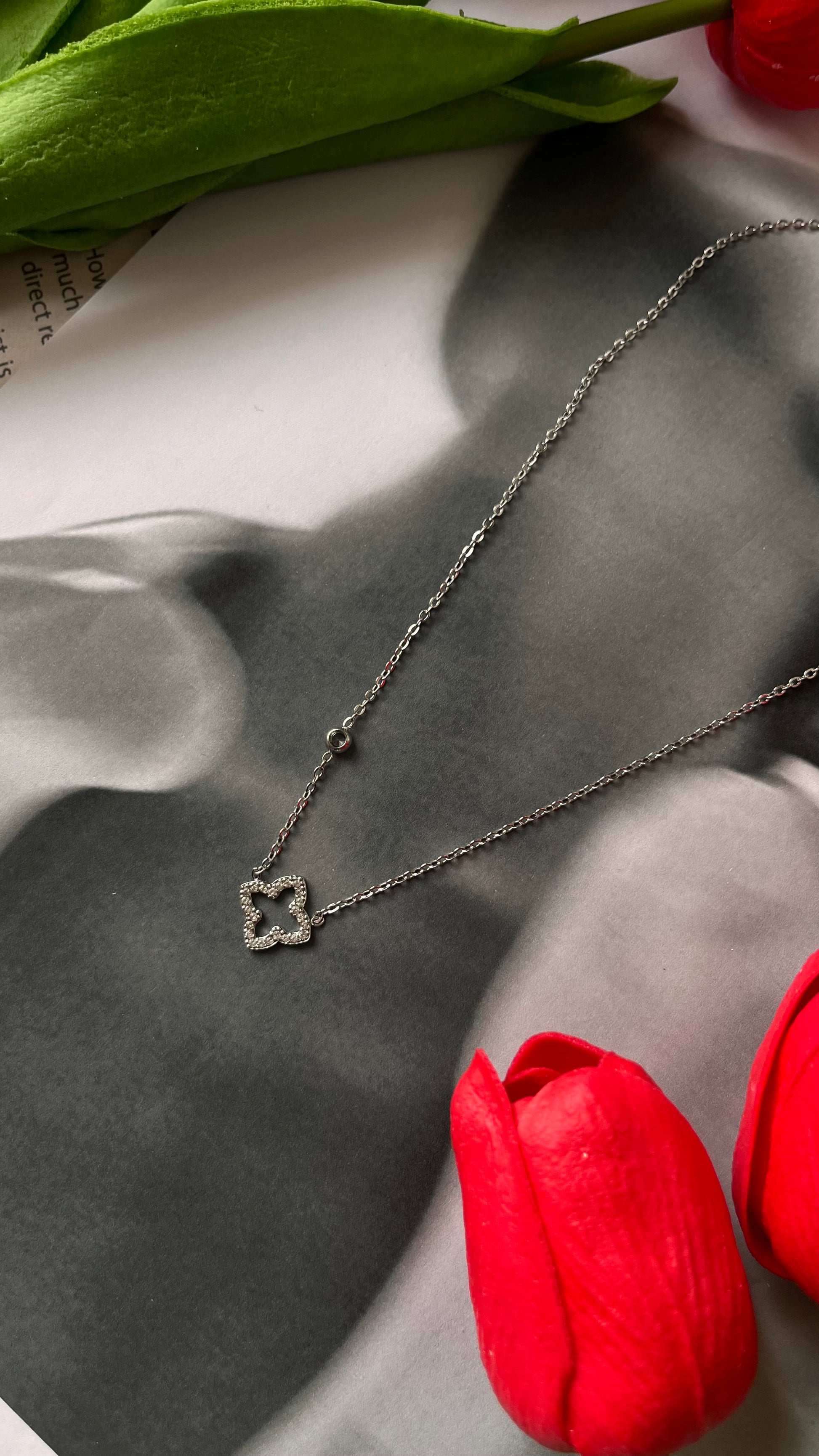Leila Silver Necklace
