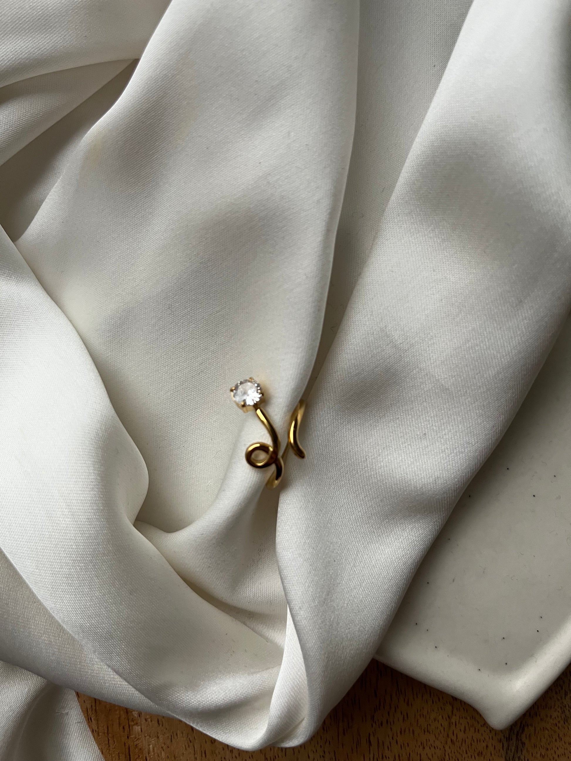 Agata Ring Gold