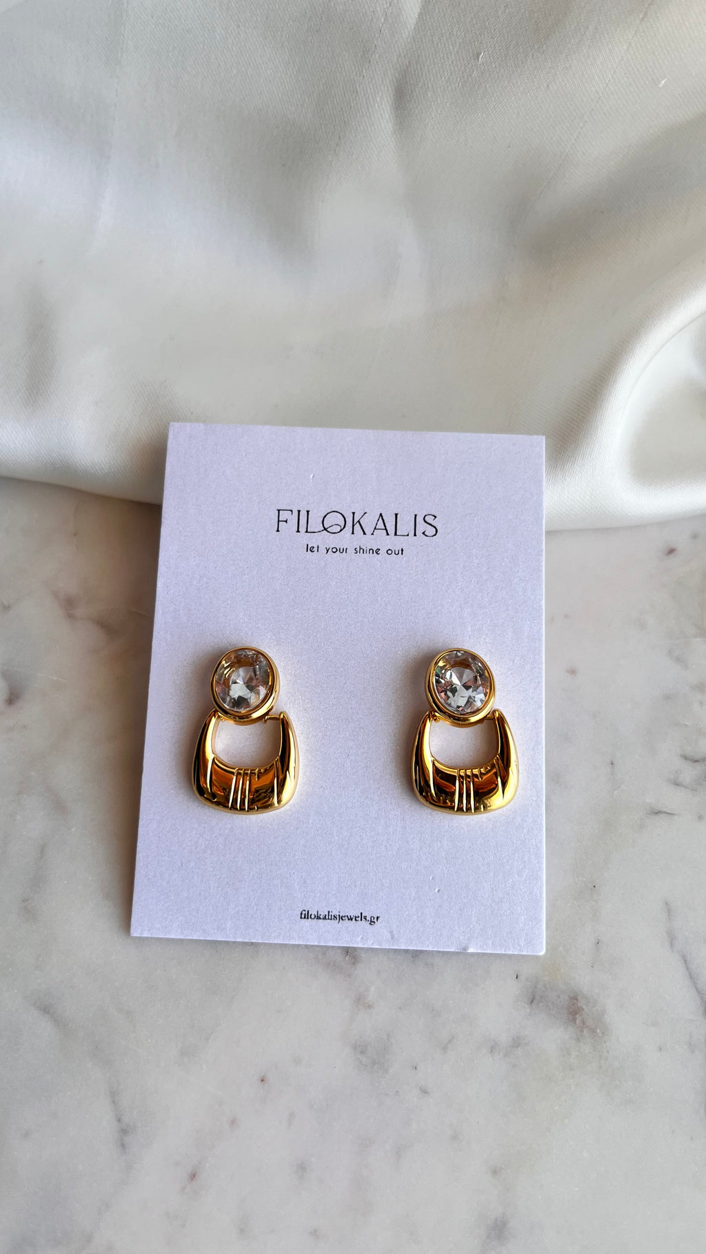 Earrings Golden Aura