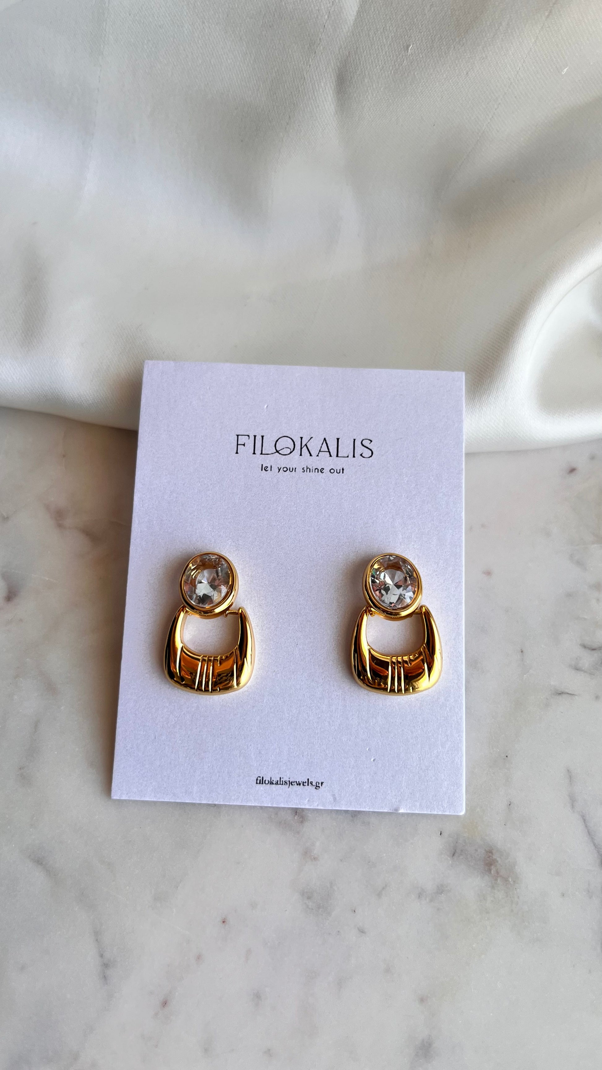 Earrings Golden Aura
