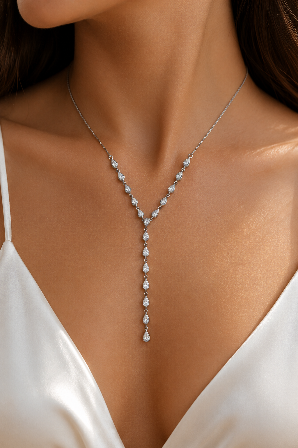 Celeste Drop Y Necklace