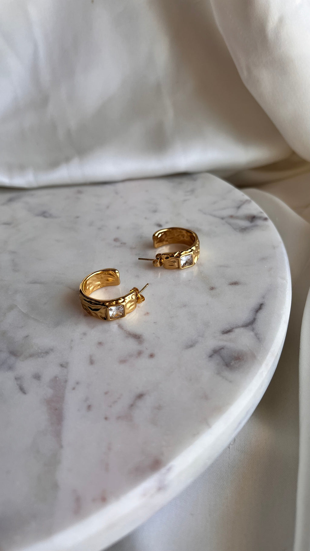 Earrings Golden Edge