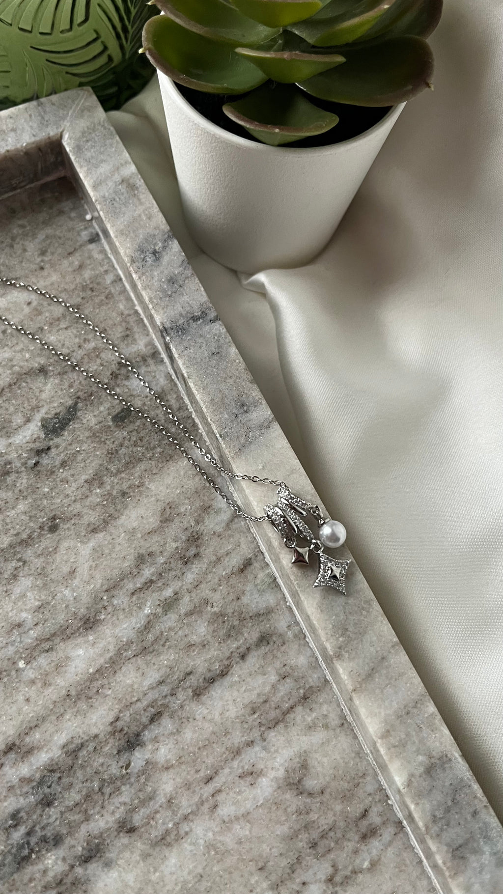 Stella Silver Necklace