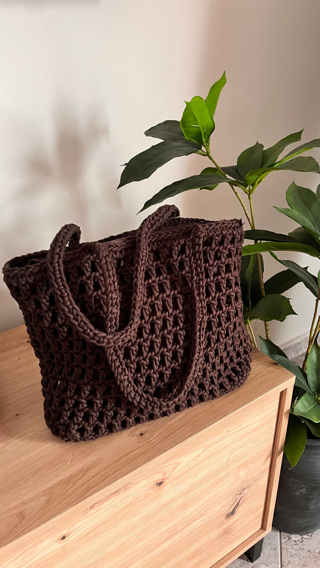 Bag Chocolate Knit