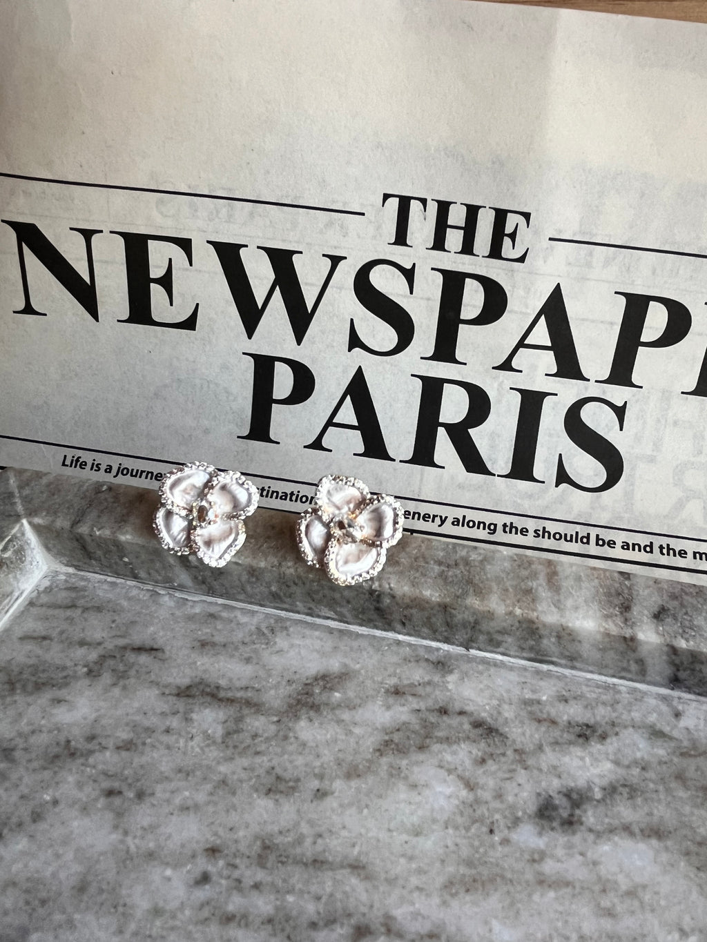 Pearl Blossom Earrings
