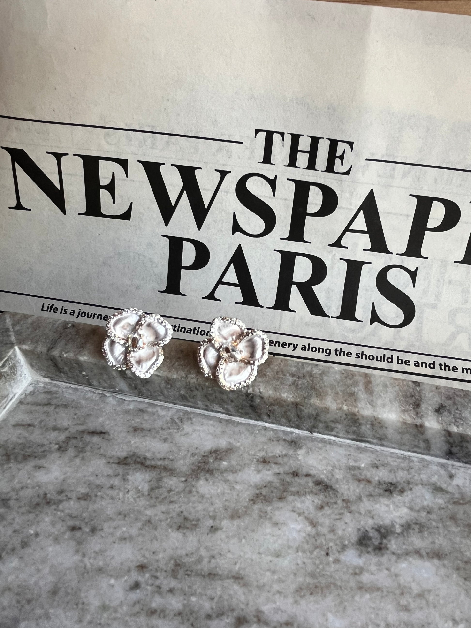 Pearl Blossom Earrings