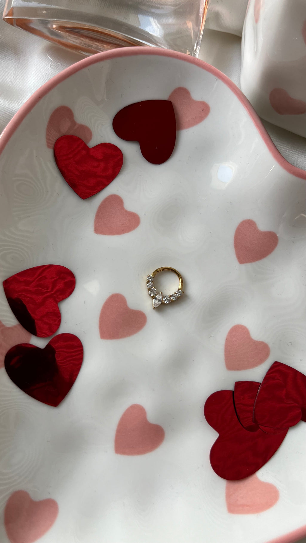 Mini Crystal Drop Gold – Second Piercing