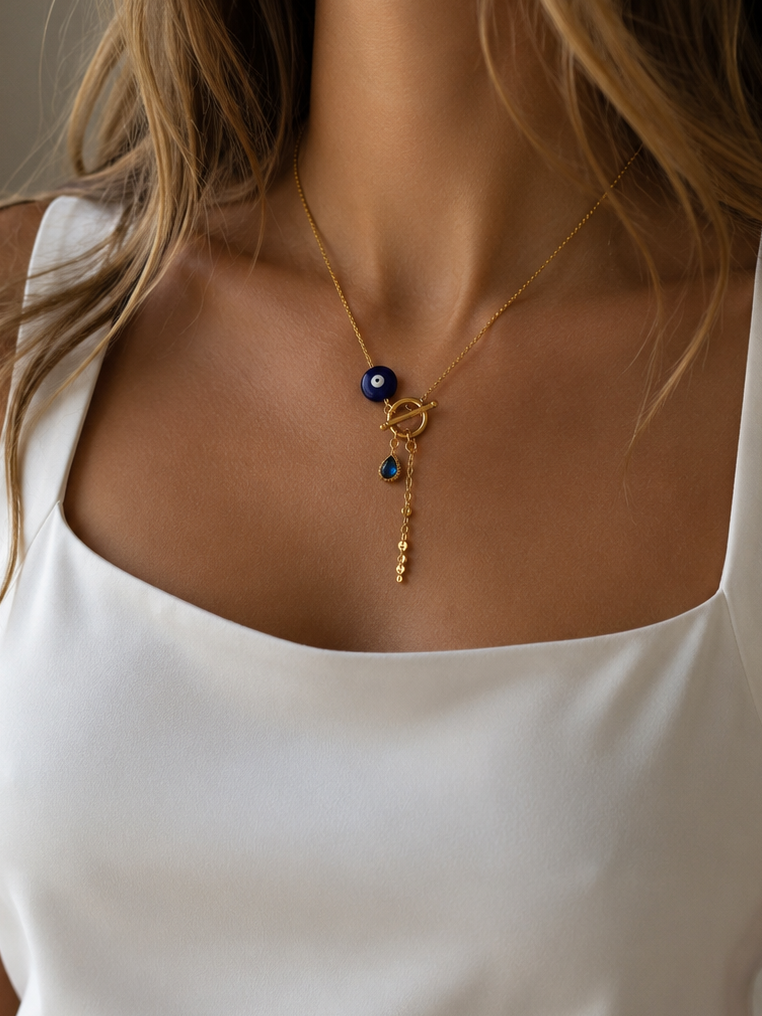 Folegandros gold necklace