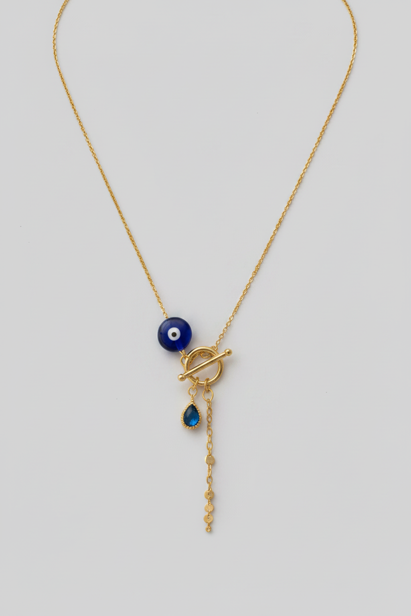 Folegandros gold necklace