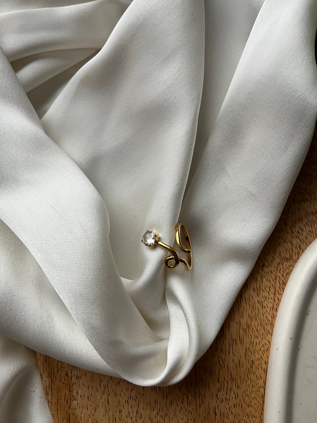 Agata Ring Gold