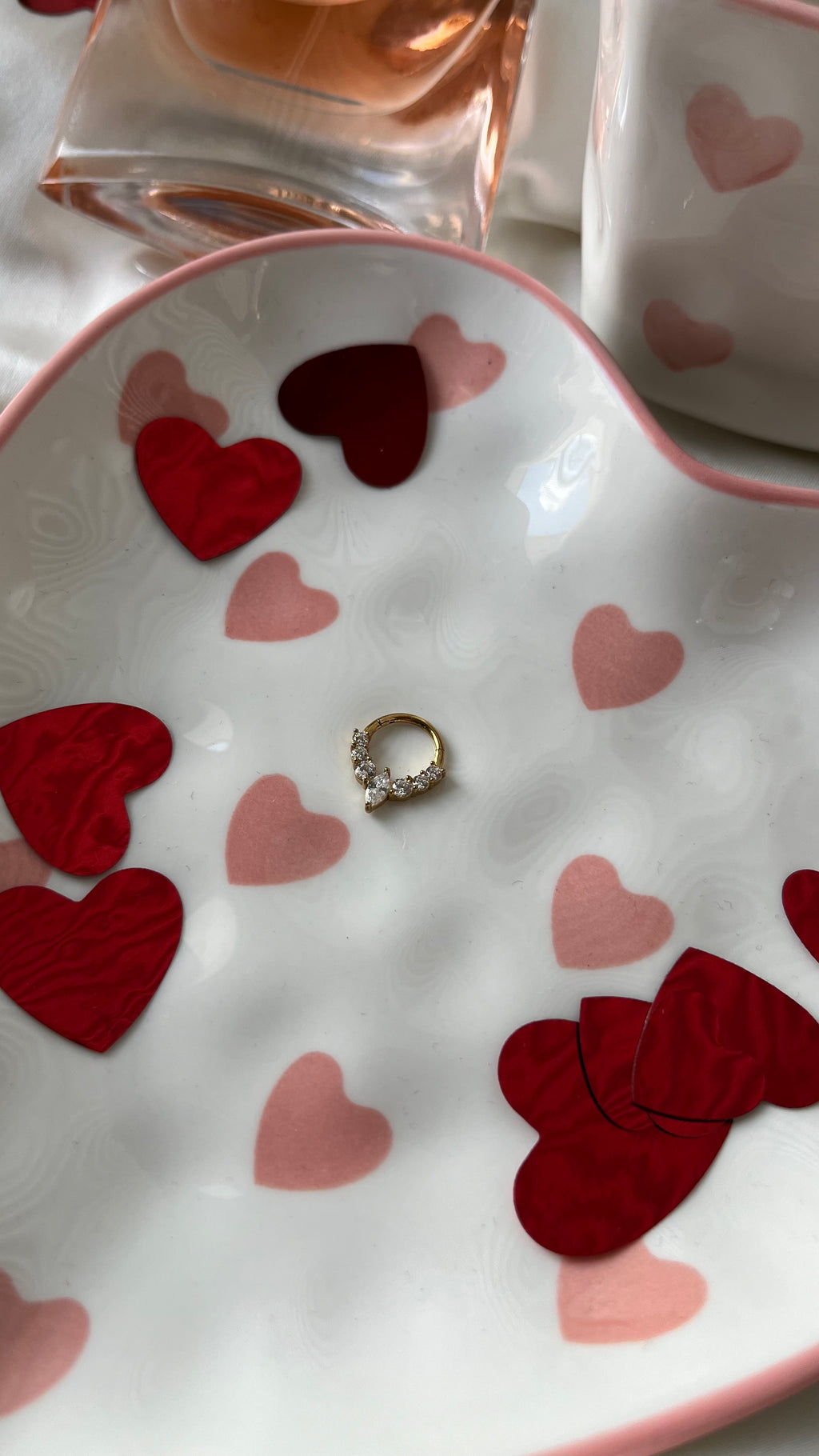 Mini Crystal Drop Gold – Second Piercing