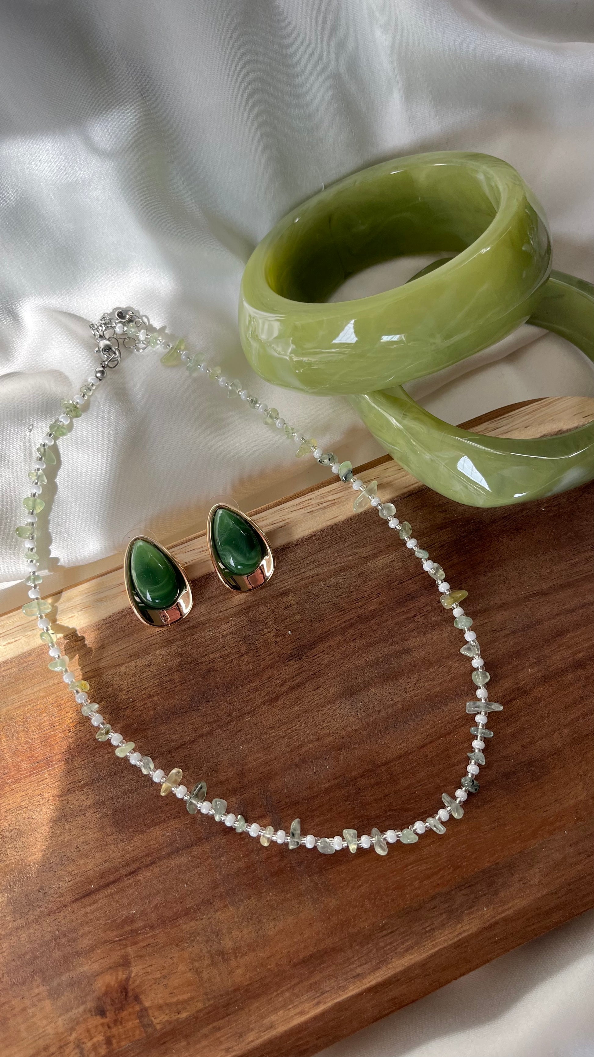 Matcha Latte necklace