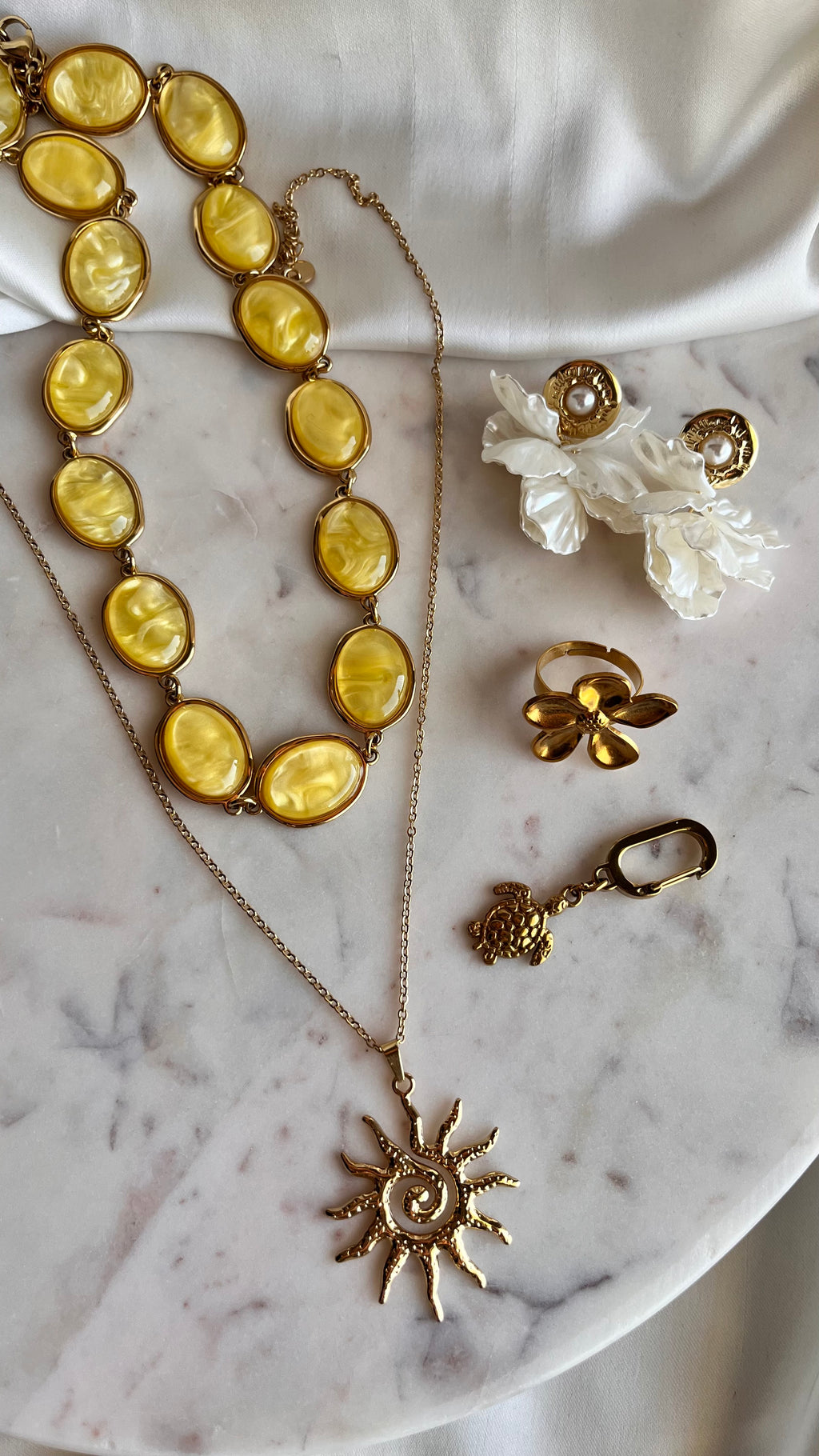 Sun necklace