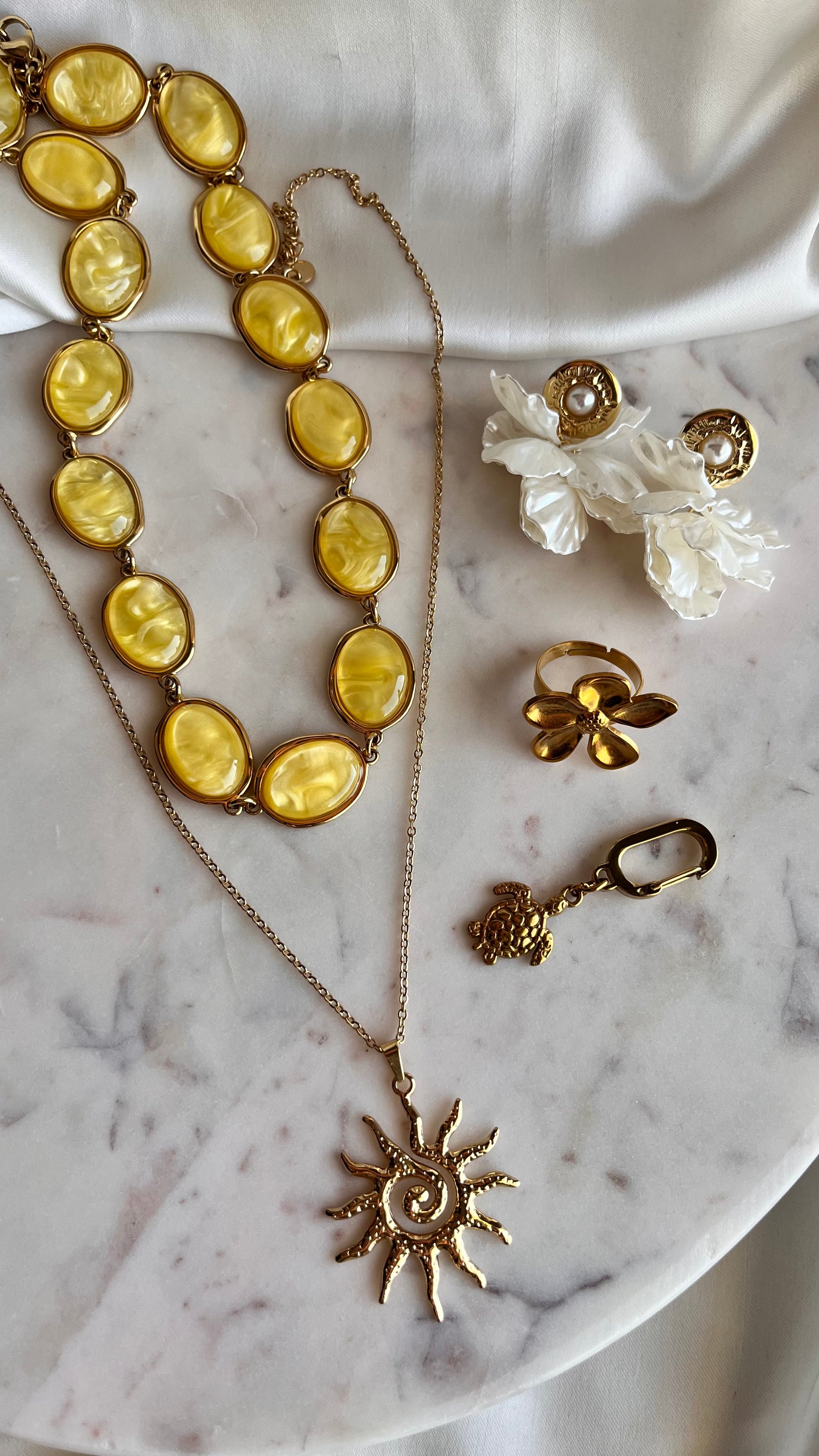 Sun necklace