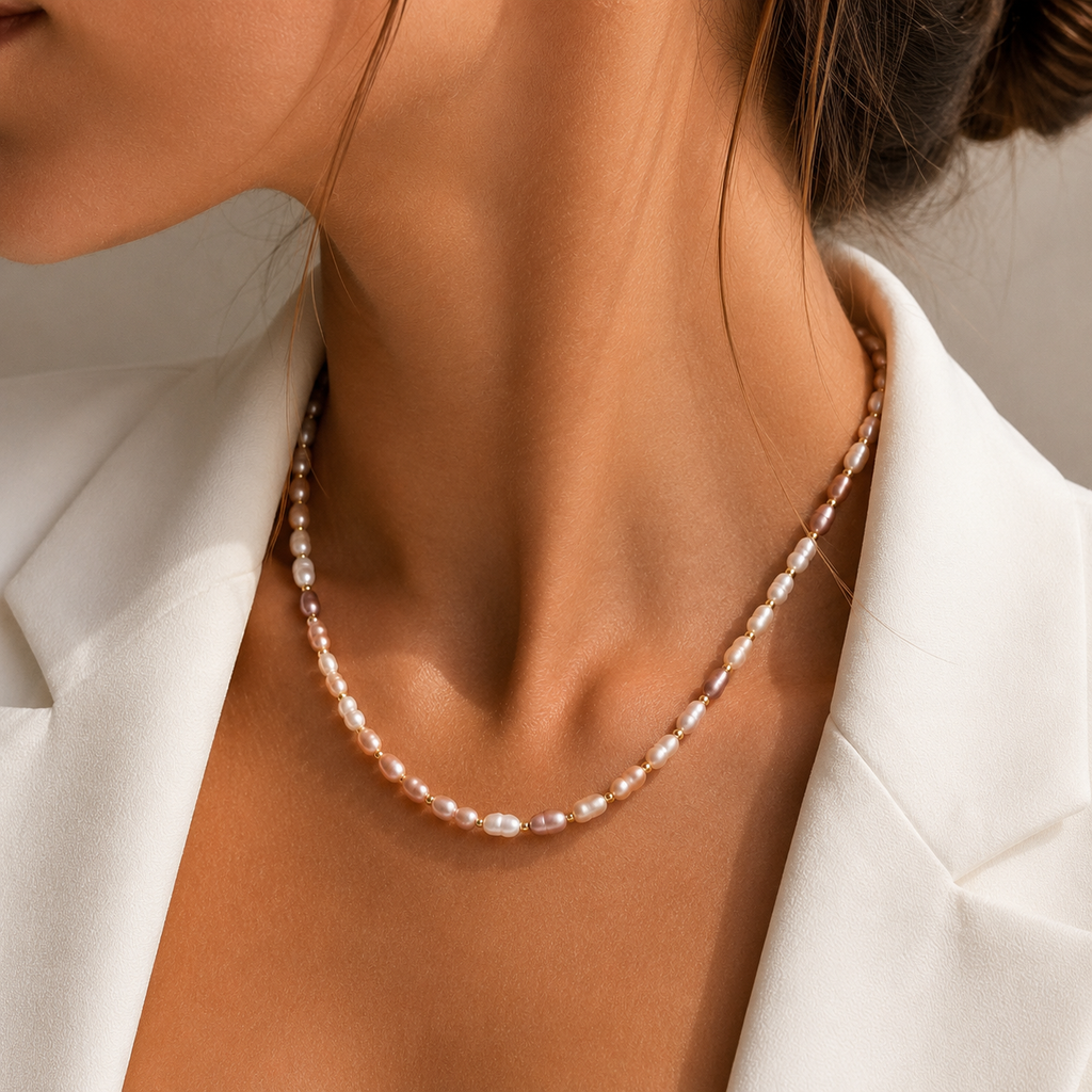 Blush Pearl Necklace