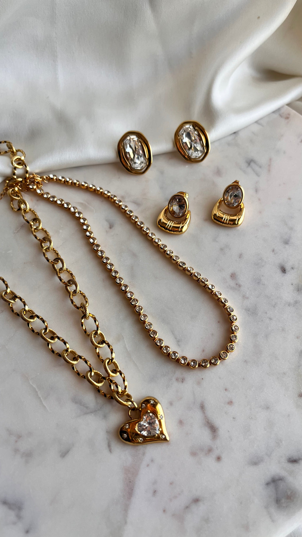Earrings Golden Aura