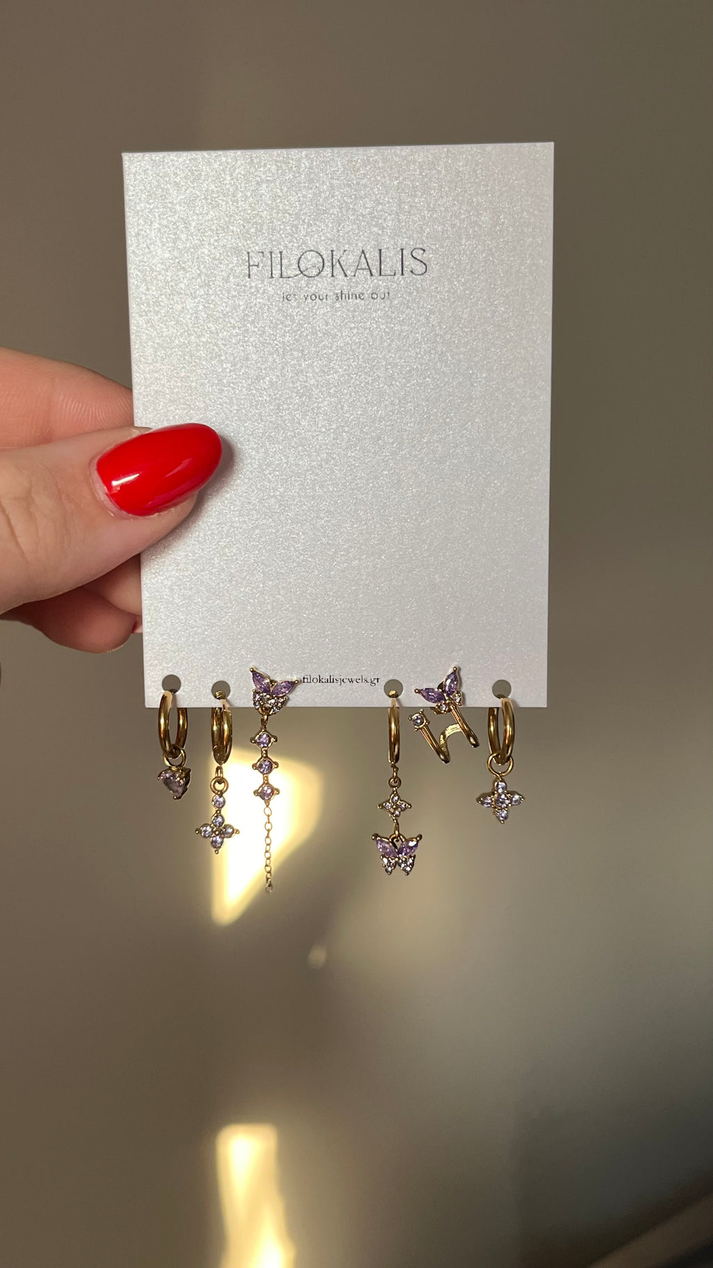 Butterfly Glow Set-Purple