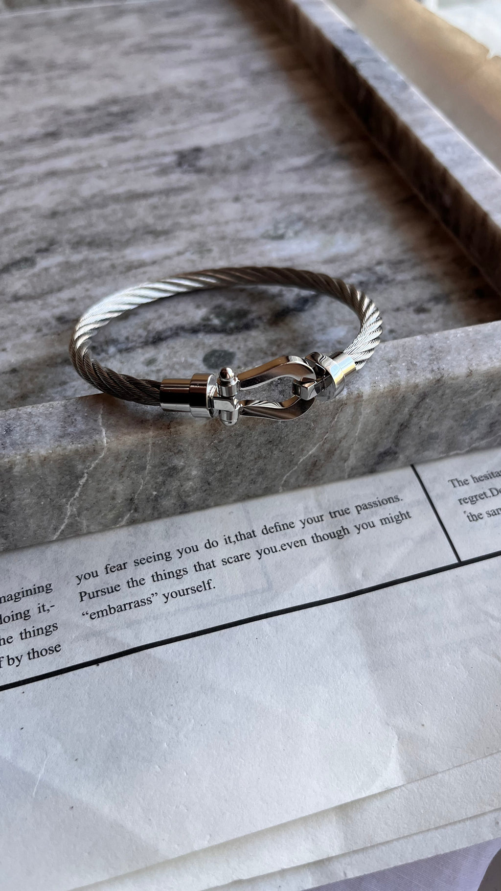Cable Lock Bracelet