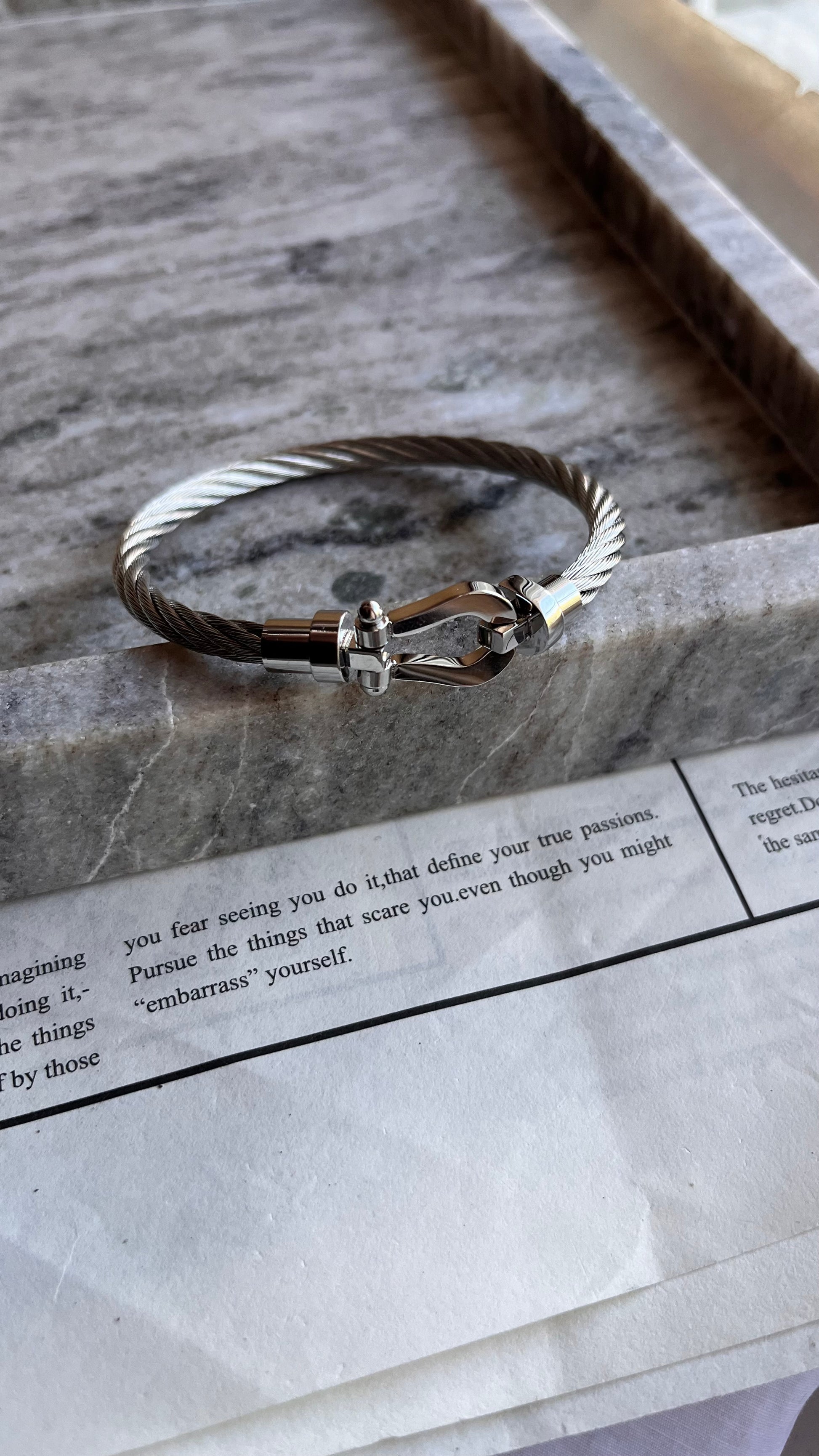 Cable Lock Bracelet