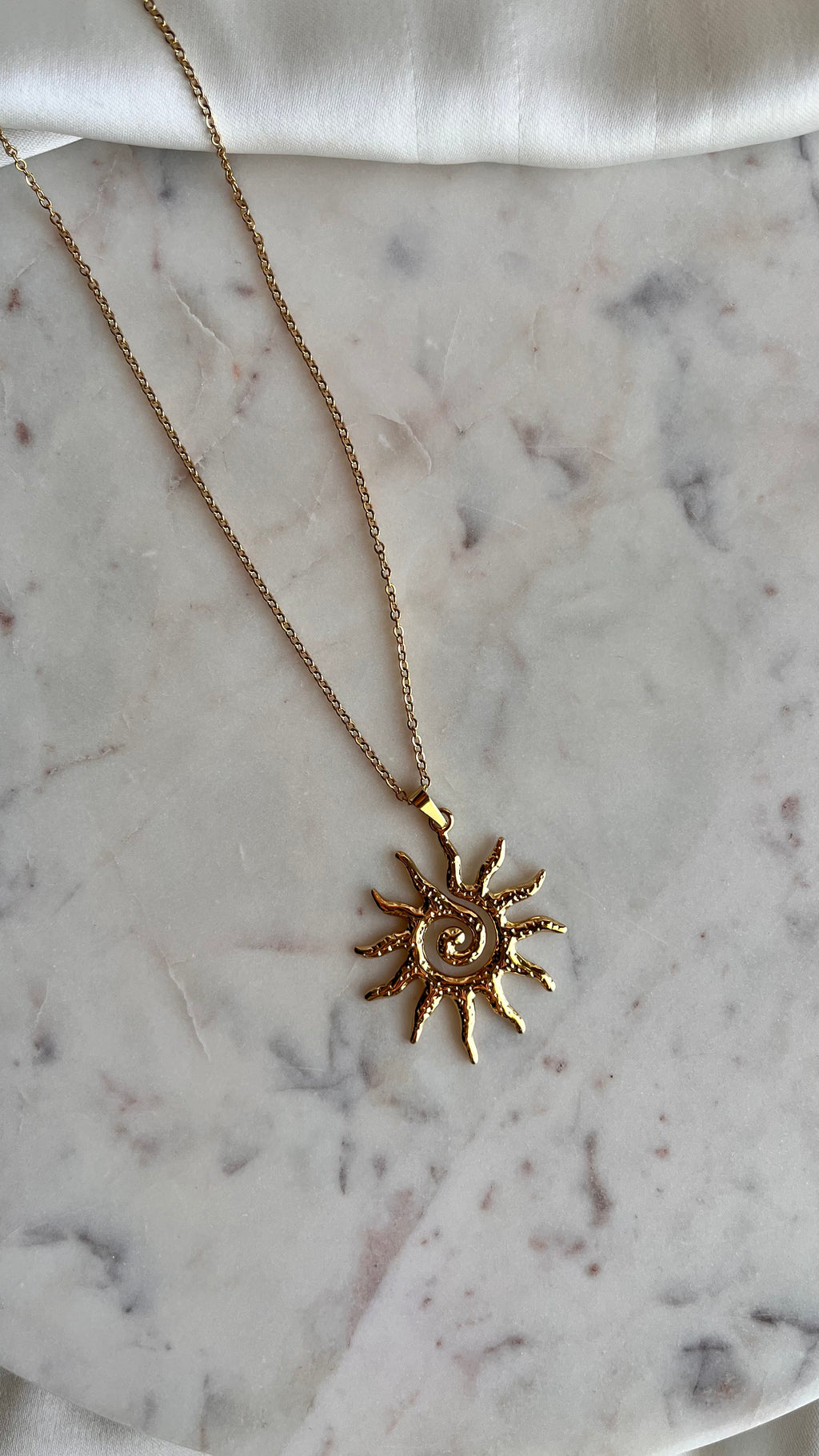 Sun necklace