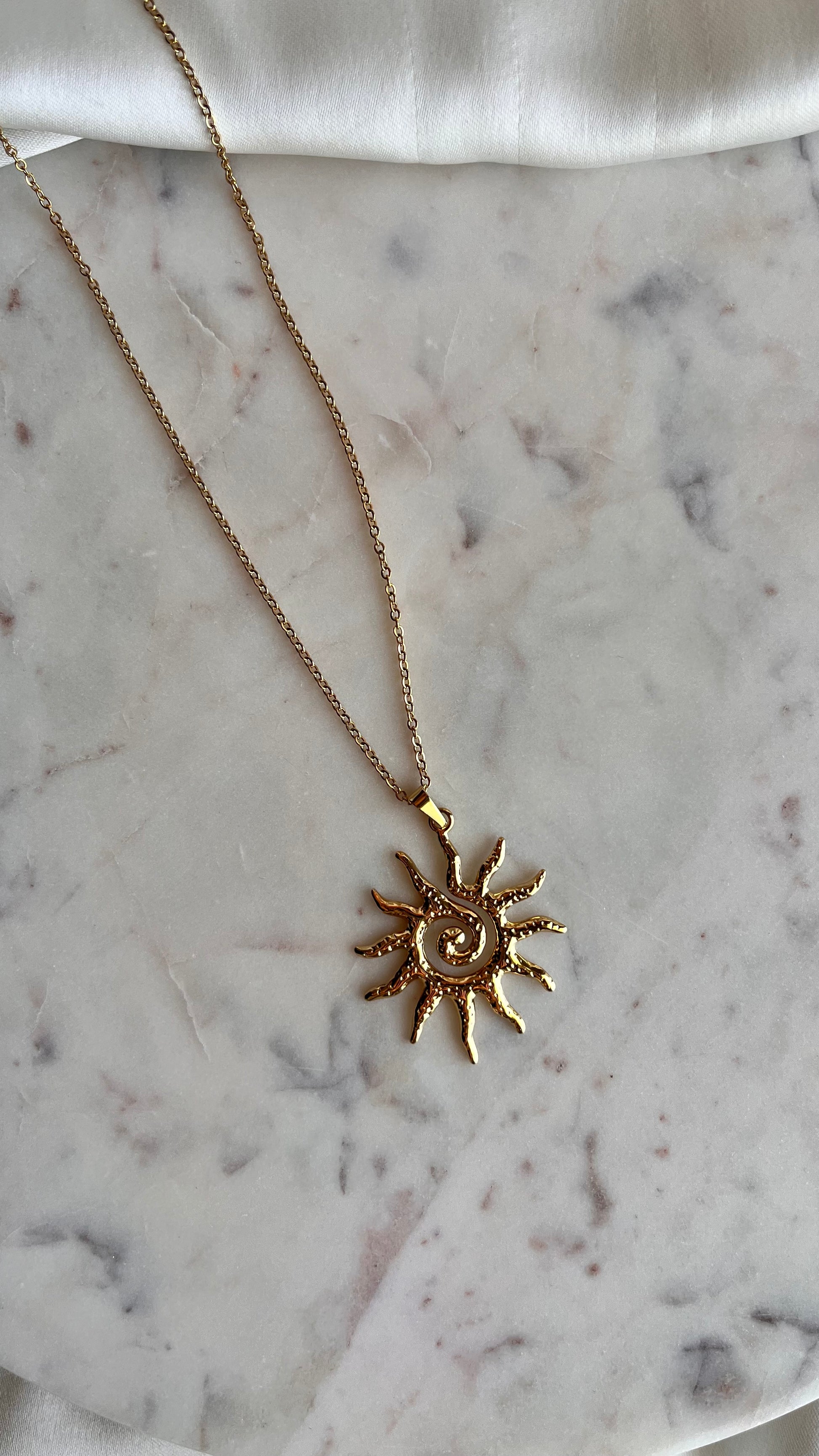 Sun necklace