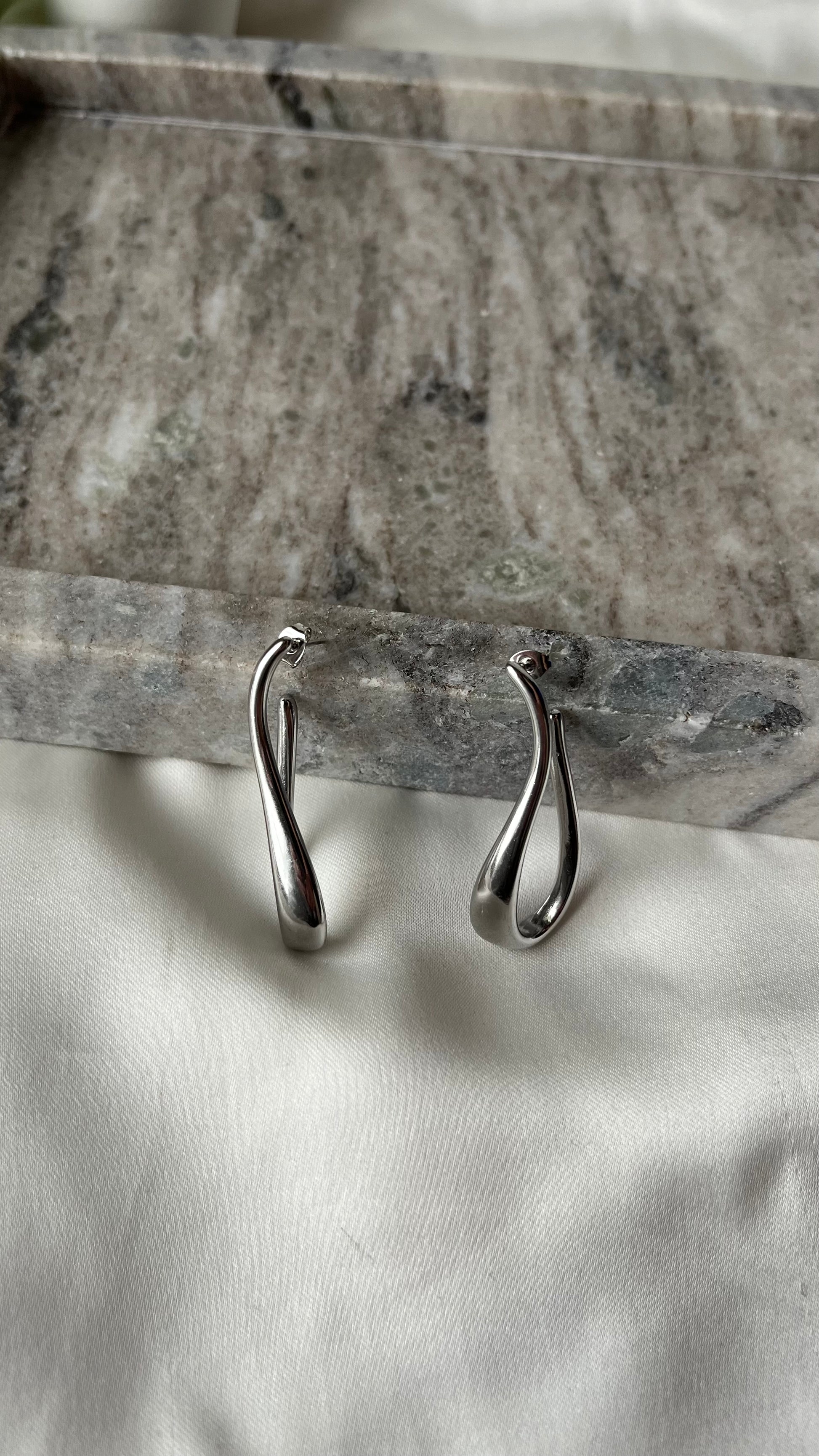 Cassia Earrings Silver