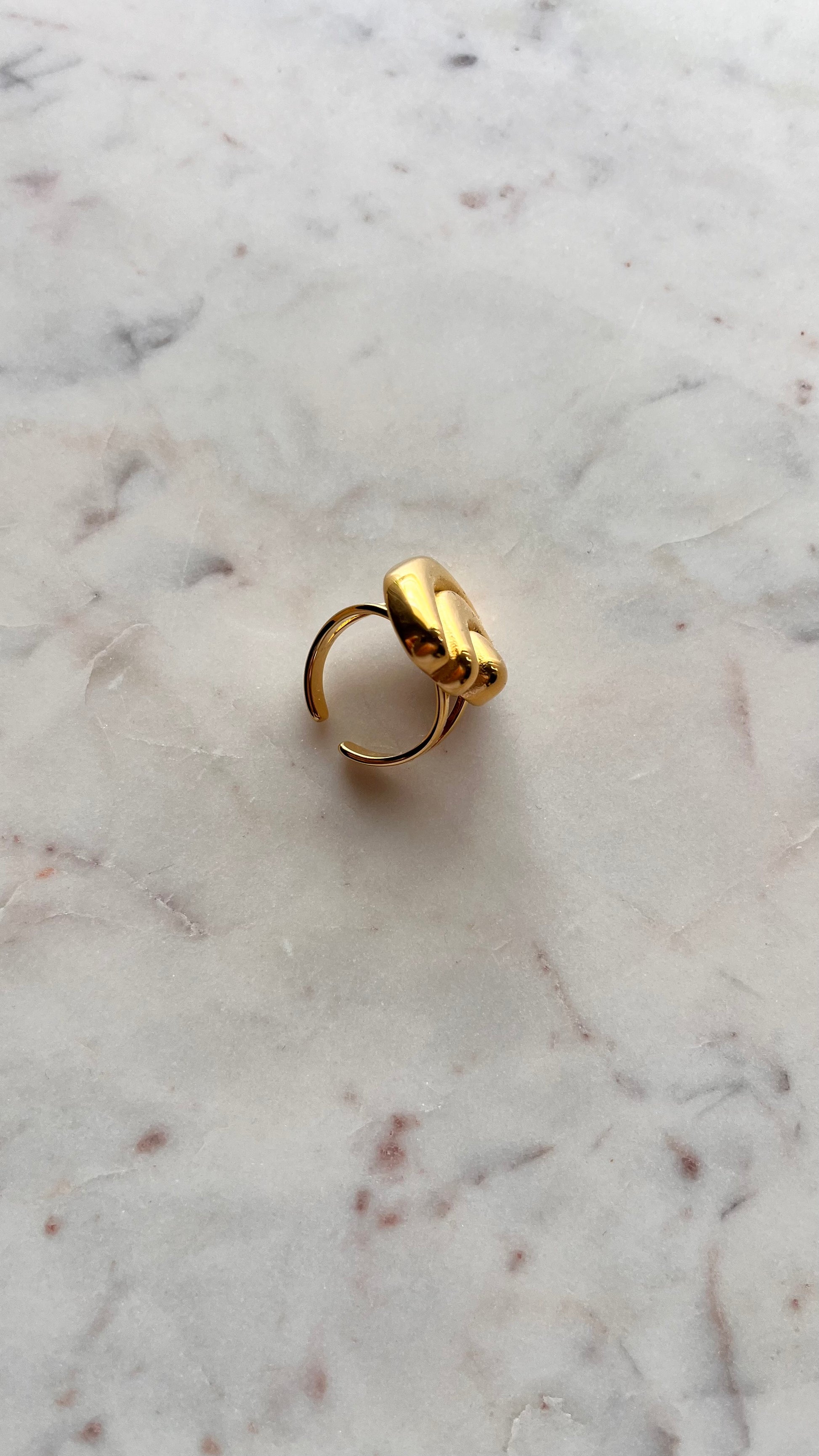 Golden Eclipse Ring