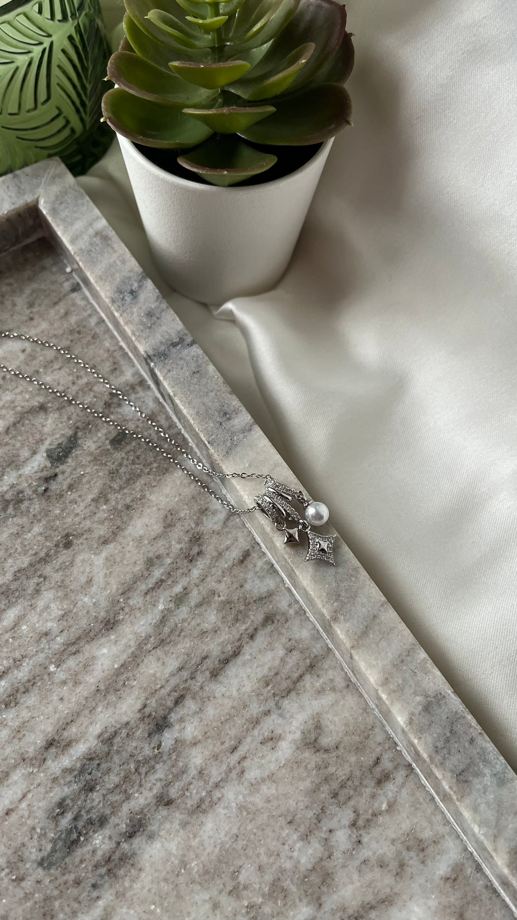 Stella Silver Necklace