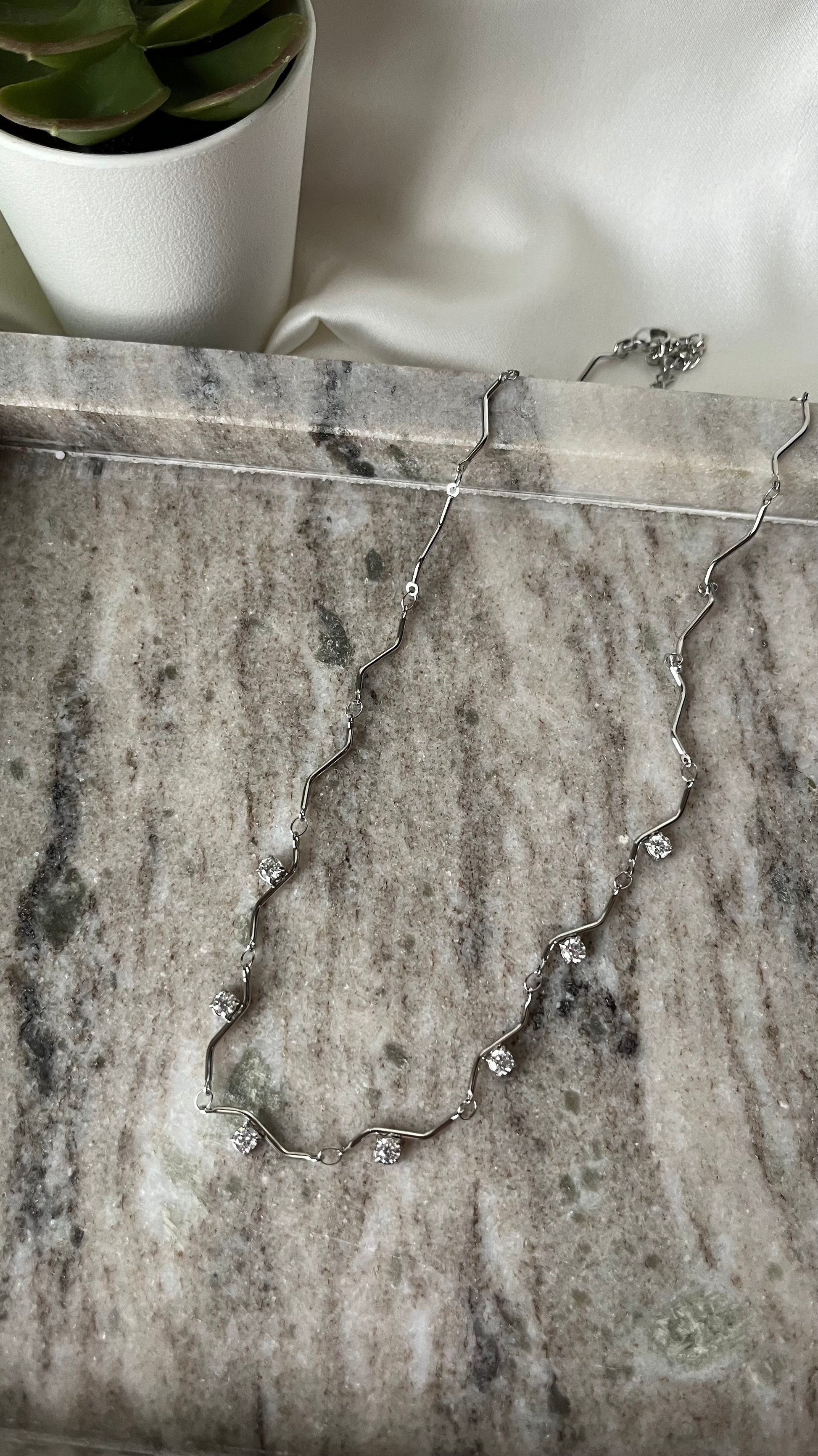 Odette Necklace Silver