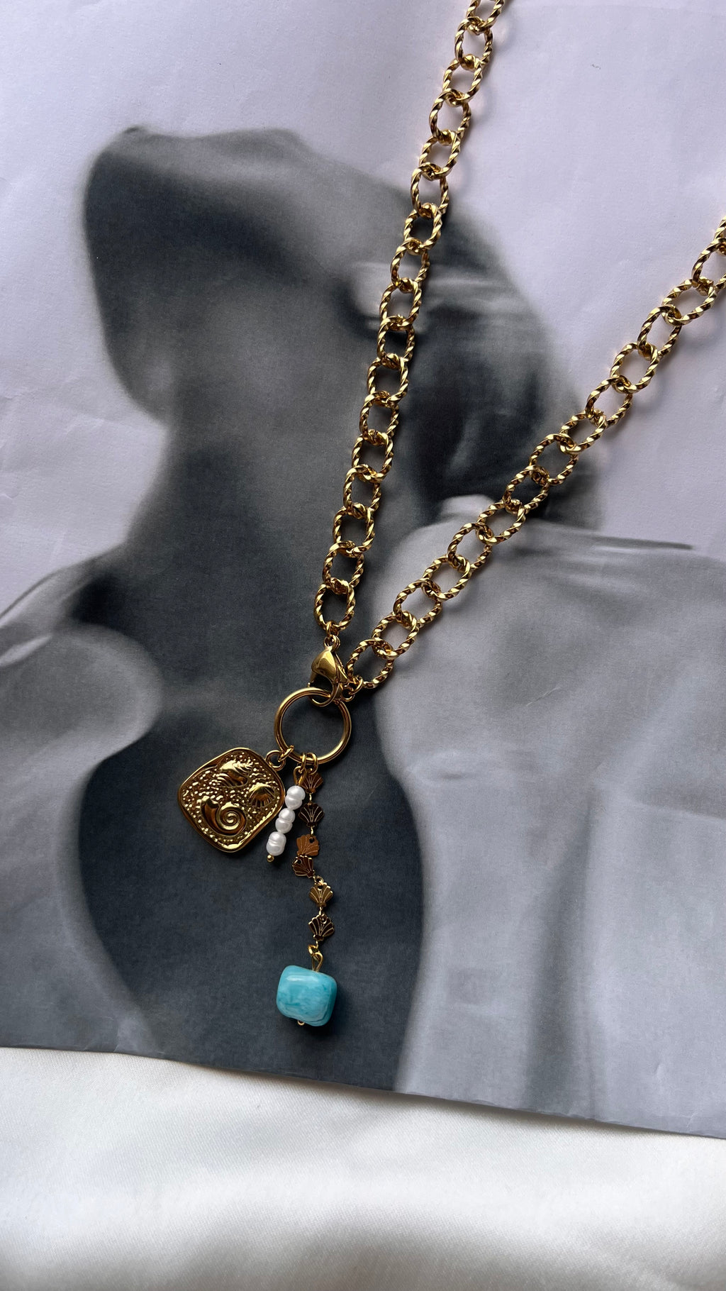 Aegean Charm Necklace